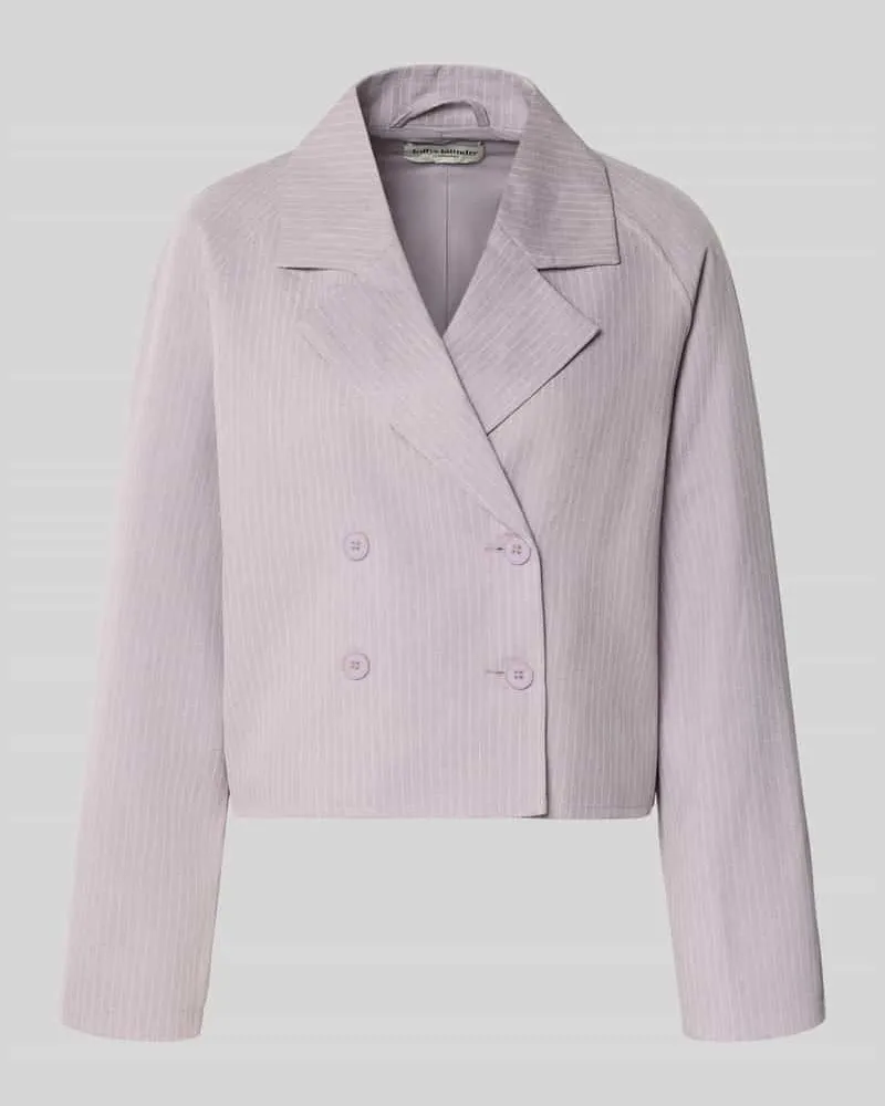 Lollys Laundry Regular Fit Blazer mit Reverskragen Modell 'Amiri Flieder