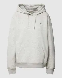 Gant Hoodie mit Kapuze Modell 'SHIELD Hellgrau