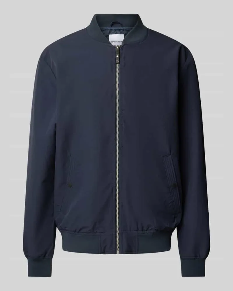 Lindbergh Bomberjacke mit Stehkragen Dunkelblau