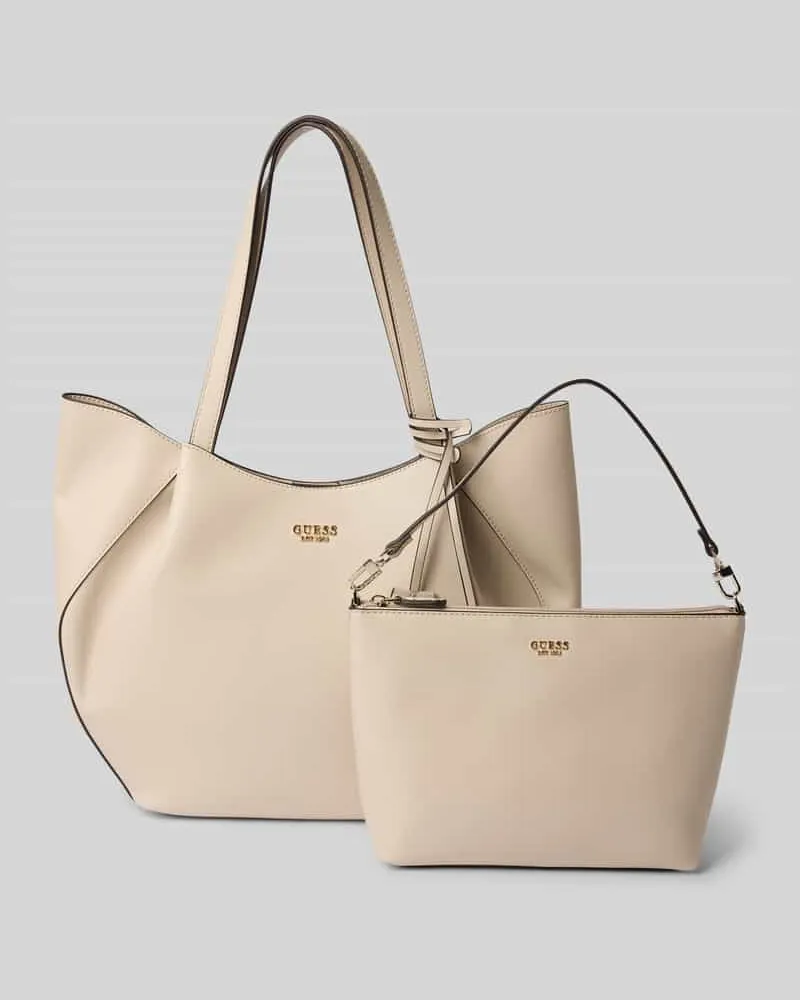 Guess Tote Bag mit Tragehenkel Modell 'AMORETTE Offwhite