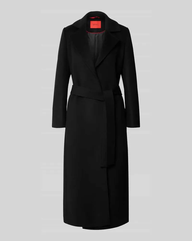 MAX&Co. Regular Fit Mantel aus reiner Schurwolle Modell 'LONGRUN Black