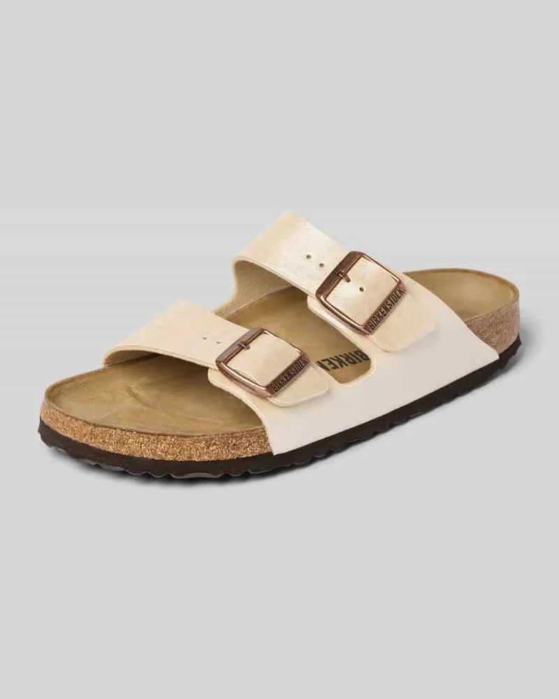 Birkenstock Sandalette mit Riemen Modell 'Arizona Offwhite