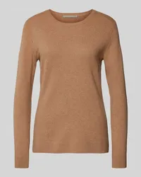 (THE MERCER) N.Y. Kaschmirpullover mit Rundhalsausschnitt Camel