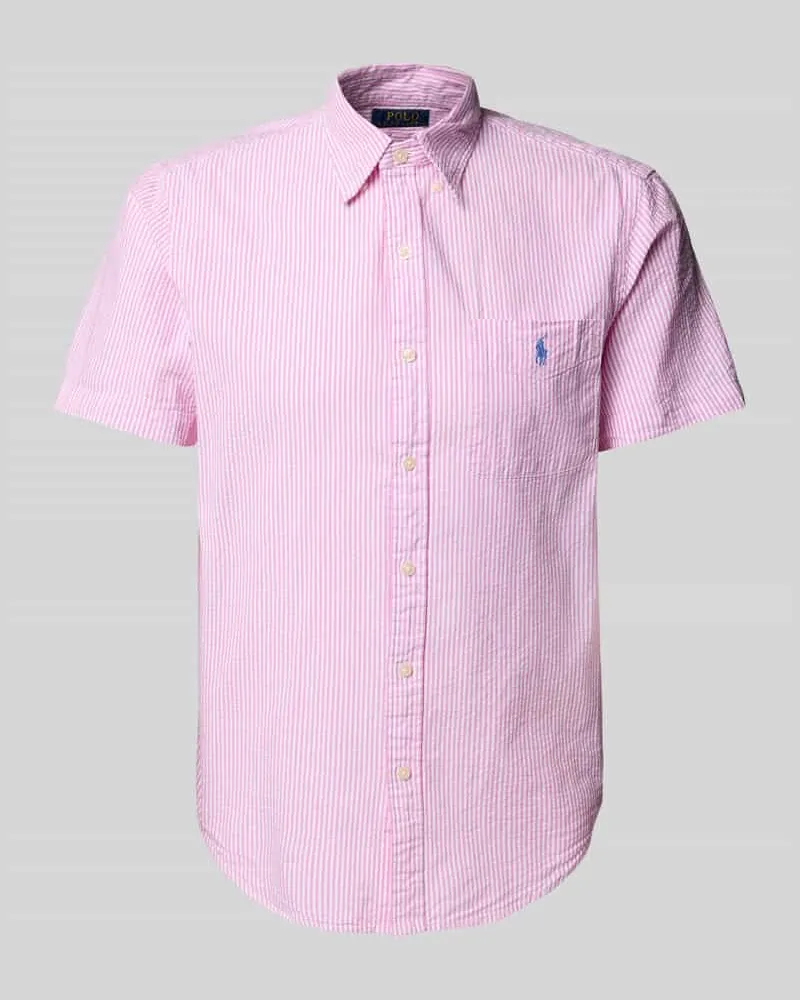 Ralph Lauren Custom Fit Freizeithemd mit Button-Down-Kragen Rose