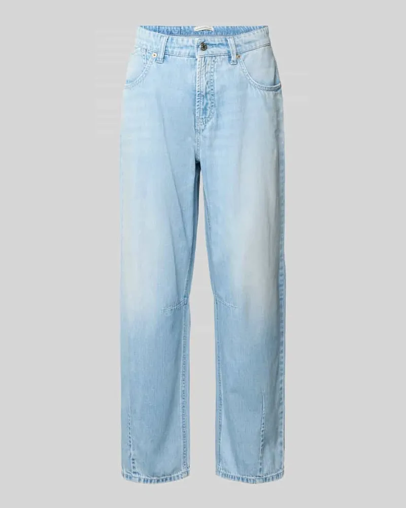 Cambio Straight Leg Jeans im 5-Pocket-Design Modell 'OLLIE Hellblau