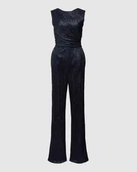 Swing Jumpsuit mit seitlicher Raffung Marine