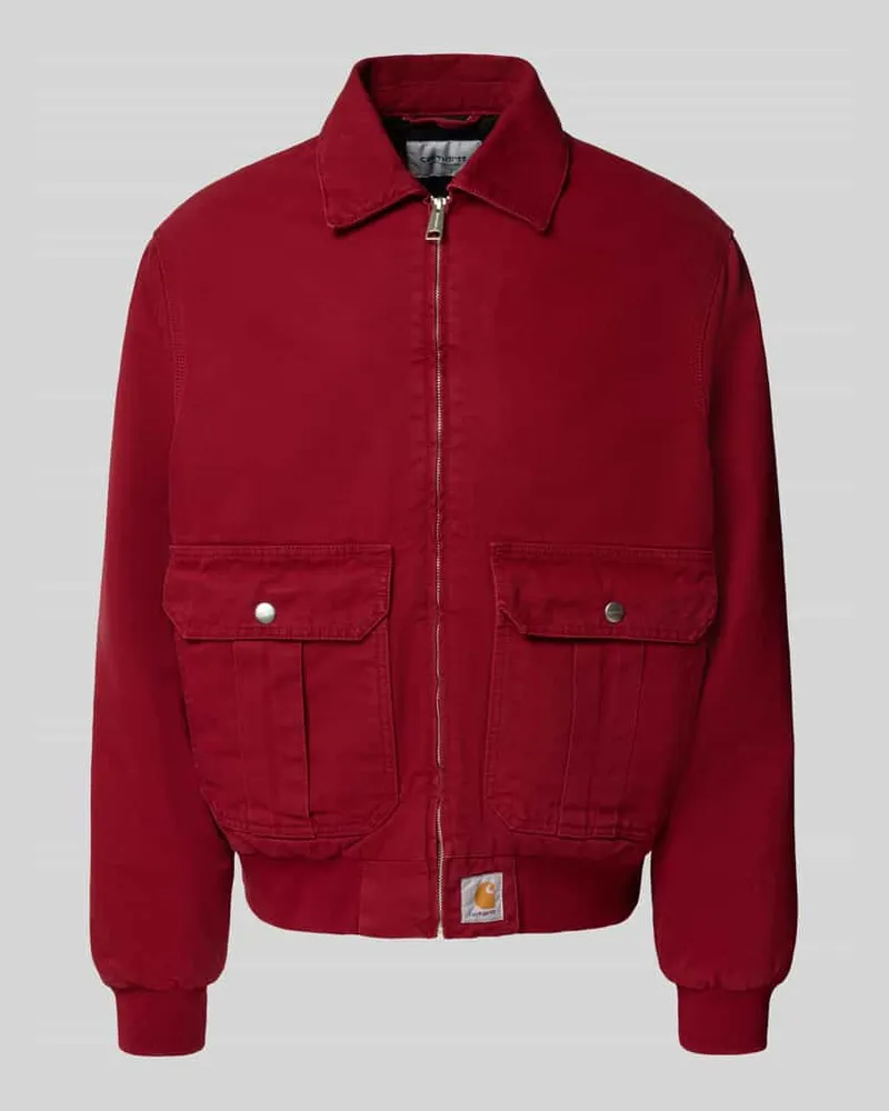 Carhartt WIP Jacke mit Umlegekragen Modell 'STANTON Rot