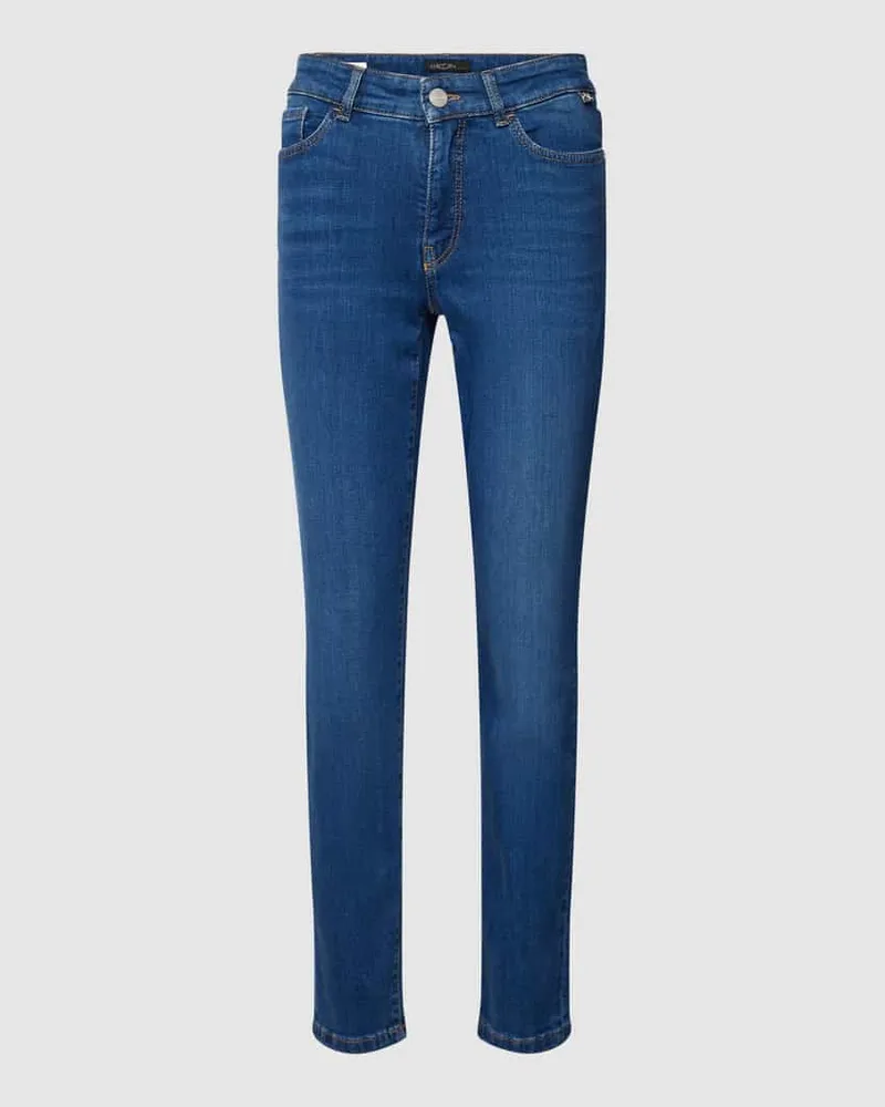 Marc Cain Skinny Fit Jeans im 5-Pocket-Design Jeansblau