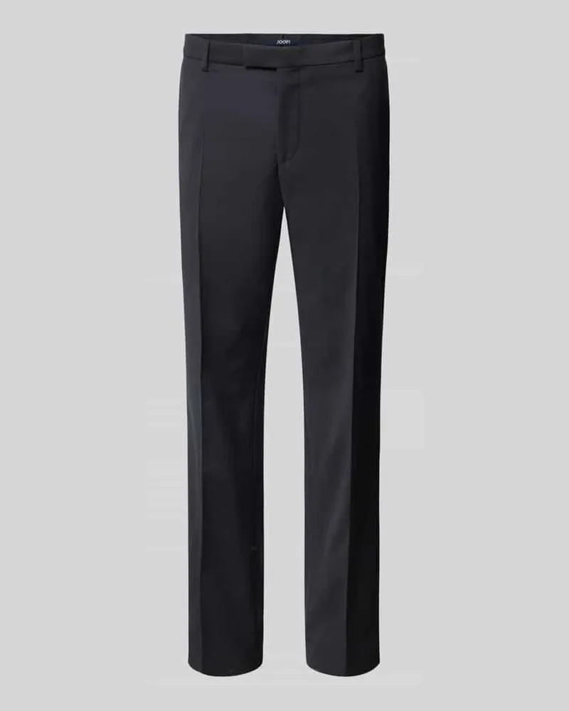 JOOP! Slim Fit Anzughose mit Bügelfalten Modell 'Blayr Black