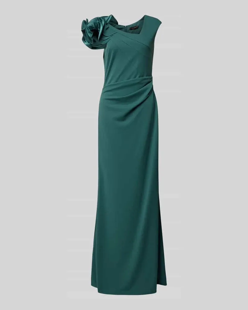 Vera Mont Abendkleid mit seitlicher Raffung Dunkelgruen