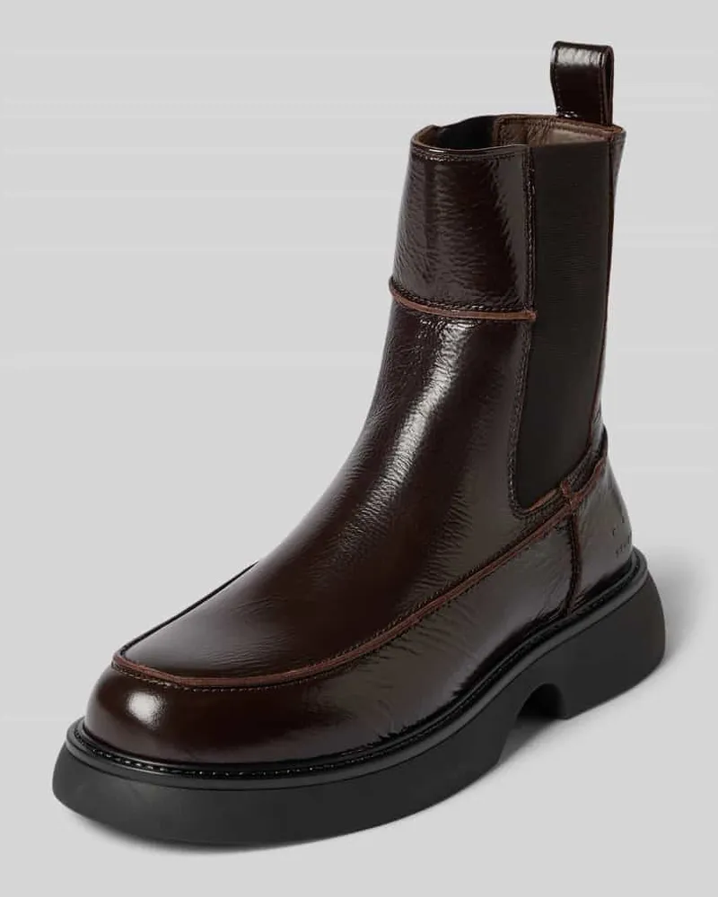 Copenhagen Boots mit Logo-Detail Dunkelbraun