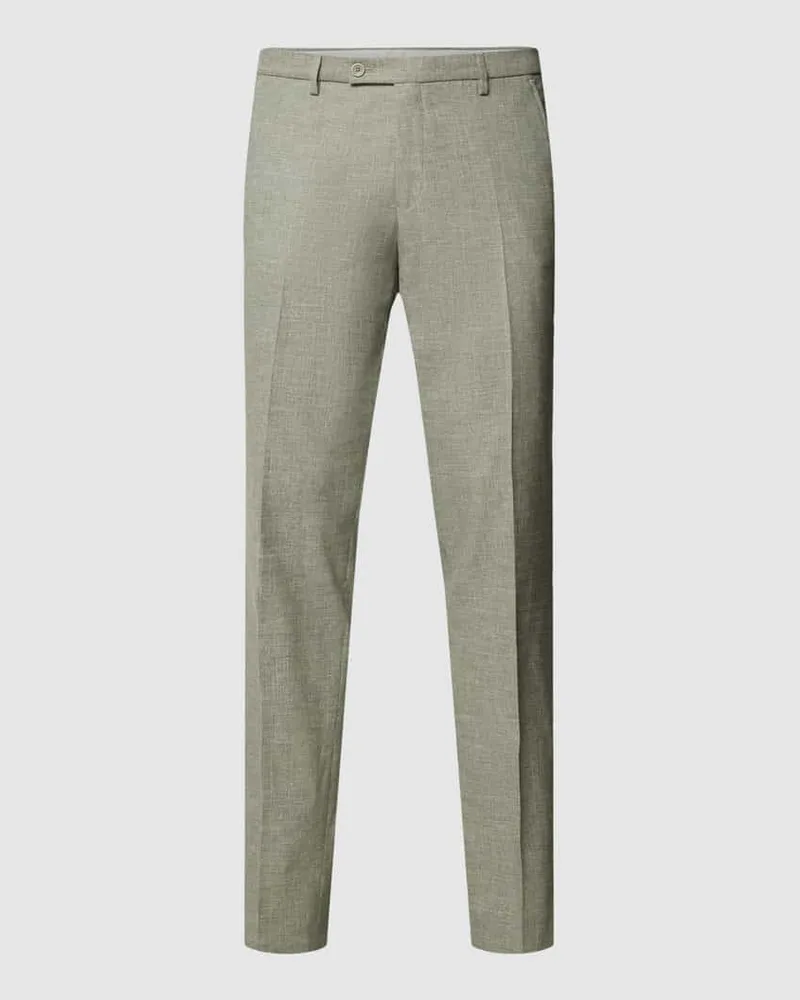 CG Slim Fit Anzughose in melierter Optik Modell 'Paco Hellgruen