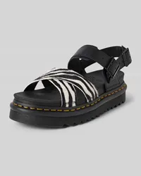 Dr.Martens Plateau-Sandale mit Animal-Print Modell 'Voss II Black