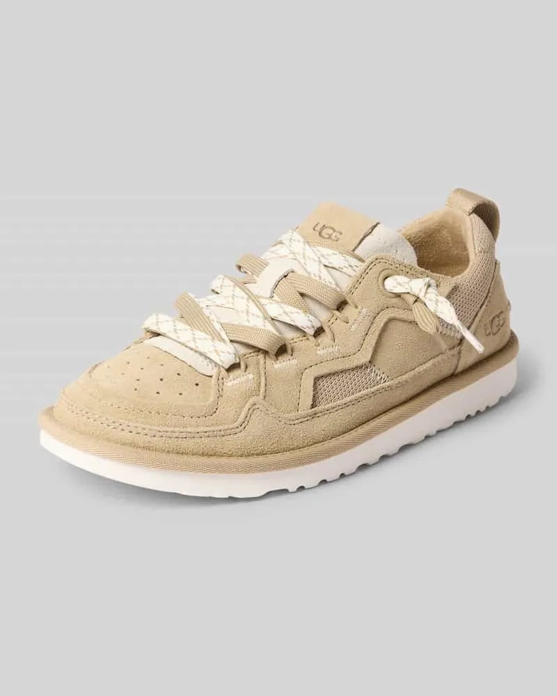 UGG Sneaker aus Leder mit Label-Details Modell 'MINIMEL Sand
