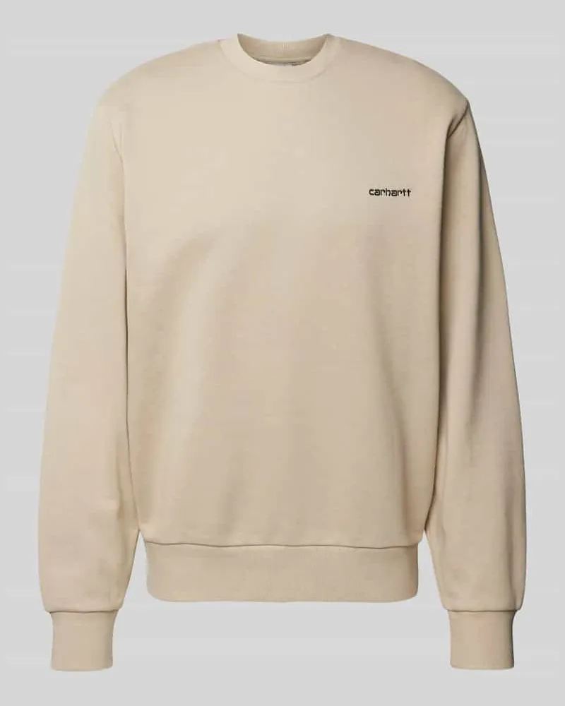 Carhartt WIP Sweatshirt mit gerippten Abschlüssen Beige