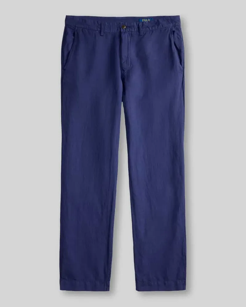 Ralph Lauren Chino aus Leinen-Baumwoll-Mix Marine