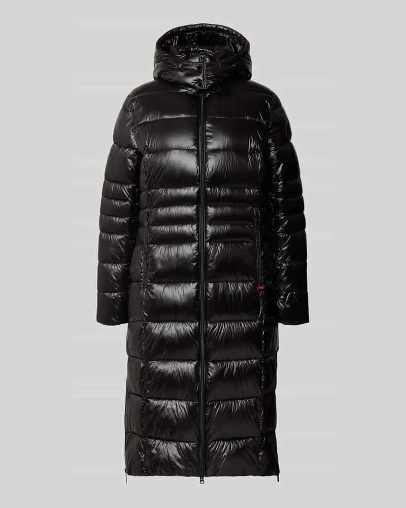 Frieda & Freddies Steppmantel mit Zweiwege-Reißverschluss Modell 'DALIA LONG Black