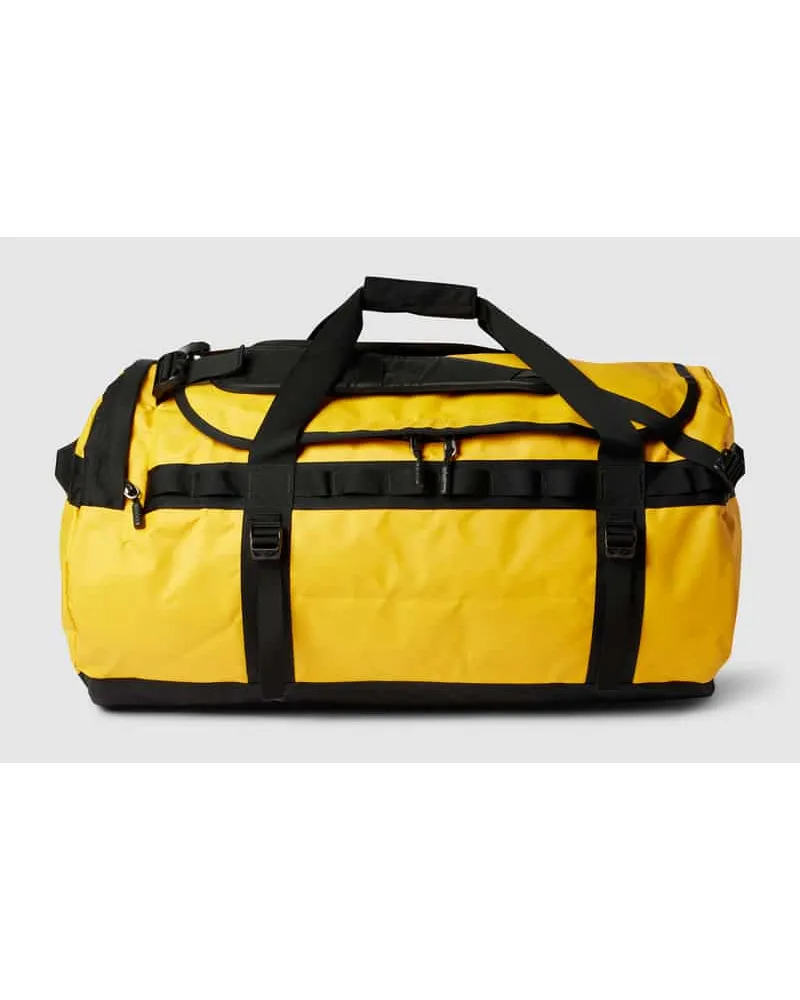 The North Face Duffle Bag mit Label-Print Modell 'BASE CAMP DUFFLE L Gelb