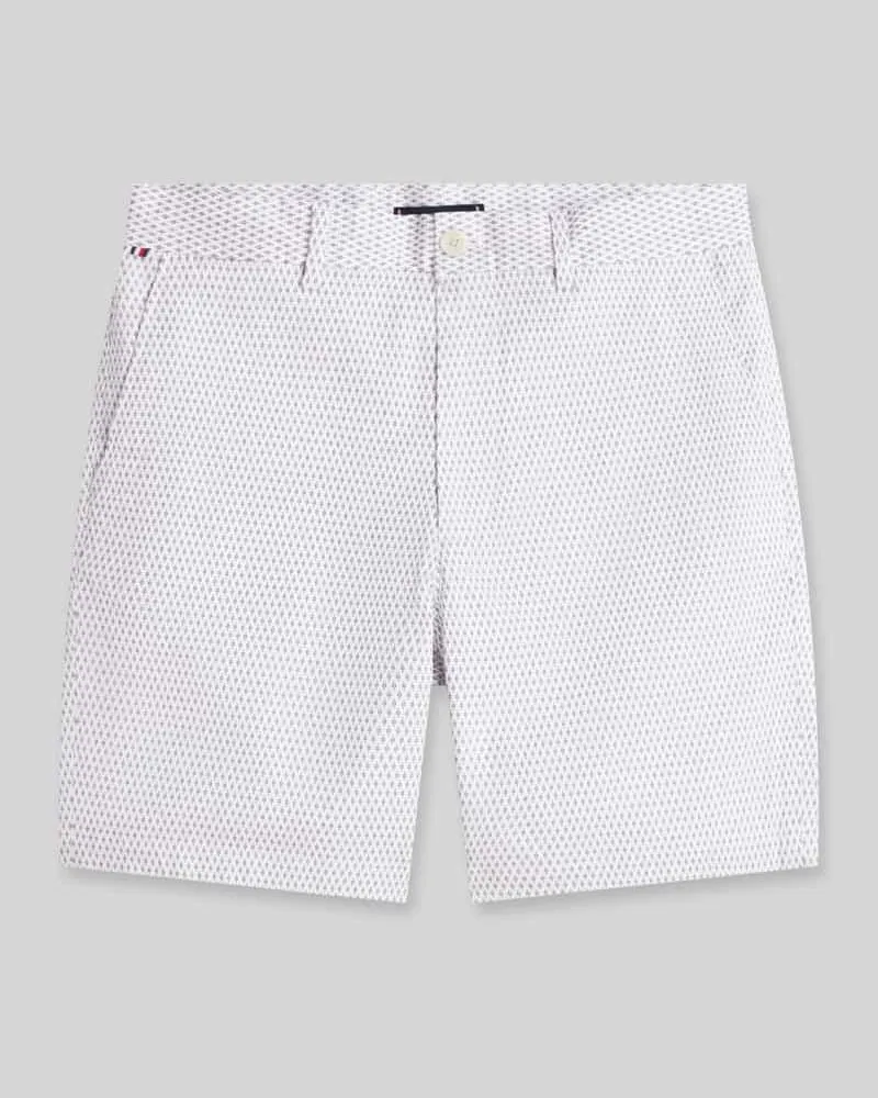 Tommy Hilfiger Regular Fit Chinoshorts aus Baumwoll-Mix Weiss