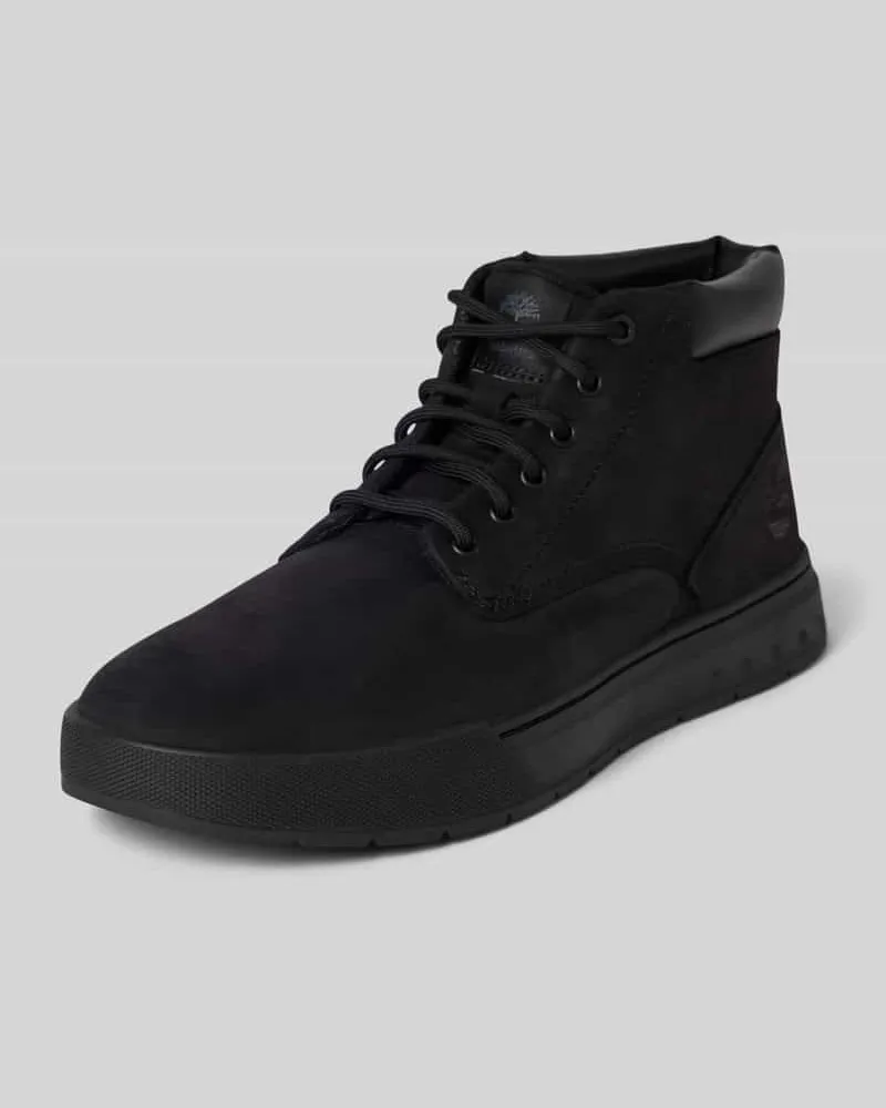Timberland Boots aus Leder mit Label-Detail Modell 'Maple Grove Black