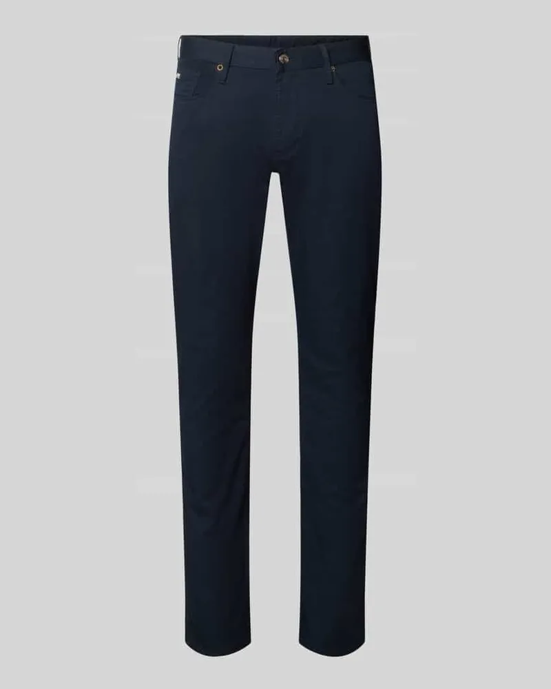 Emporio Armani Skinny Fit Jeans aus Baumwoll-Mix Marine