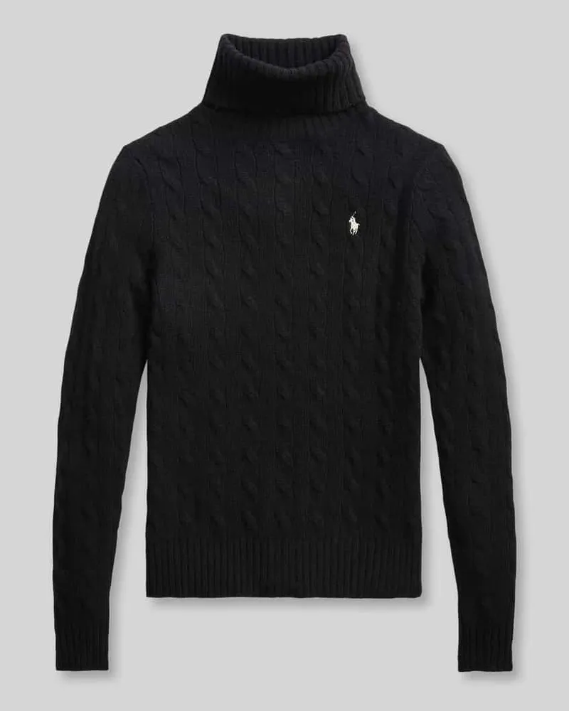Ralph Lauren Kaschmirpullover mit Rollkragen Black