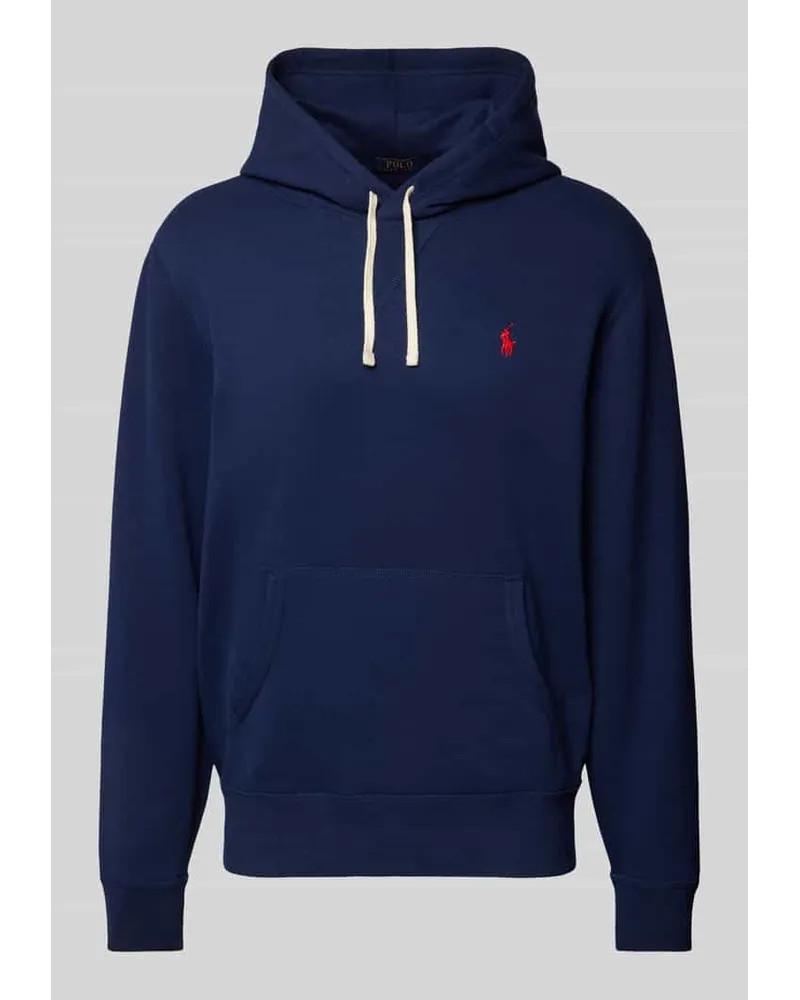 Ralph Lauren Hoodie mit Label-Stitching Marine