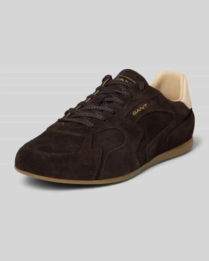 Gant Sneaker aus echtem Leder Modell 'Sperly Dunkelbraun