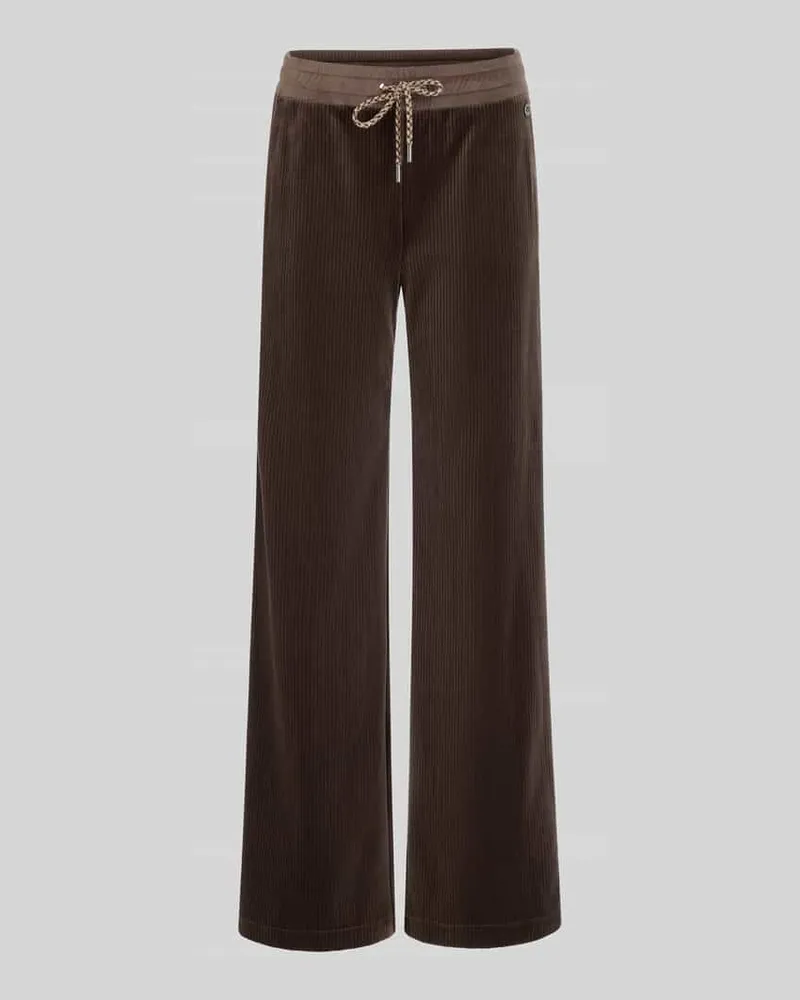 Marc Cain Jogginghose mit Kordelzug Dunkelbraun