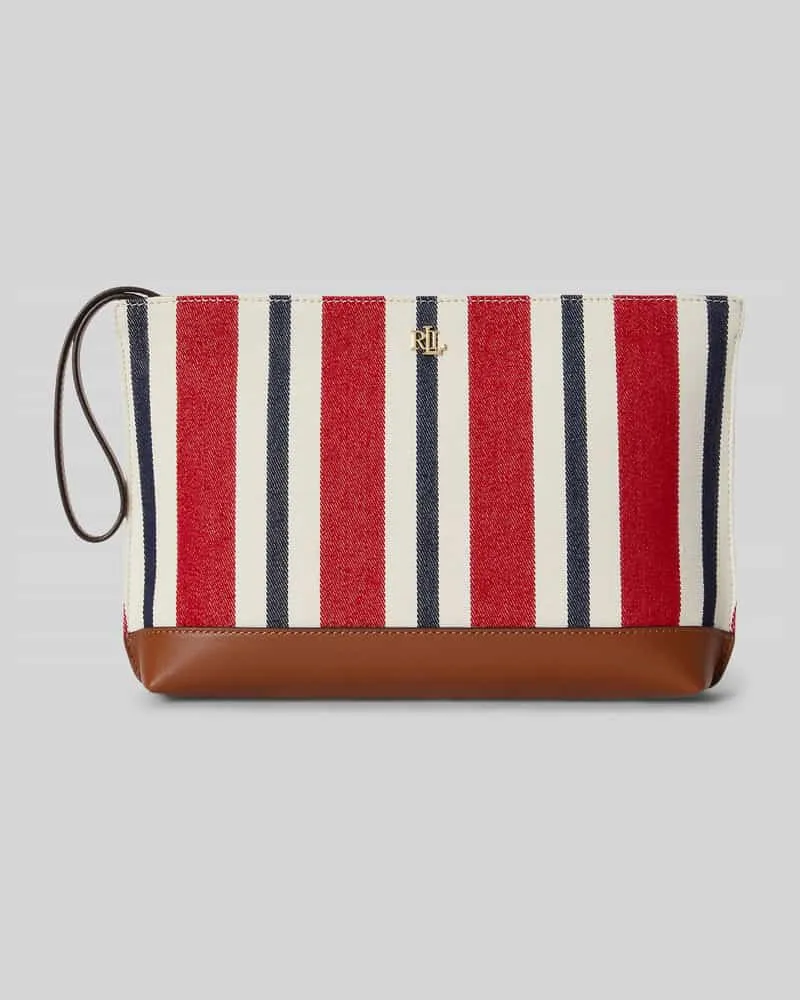 Ralph Lauren Kosmetiktasche aus Segeltuch Rot