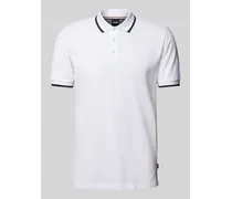Poloshirt mit Kontraststreifen Modell 'Parlay