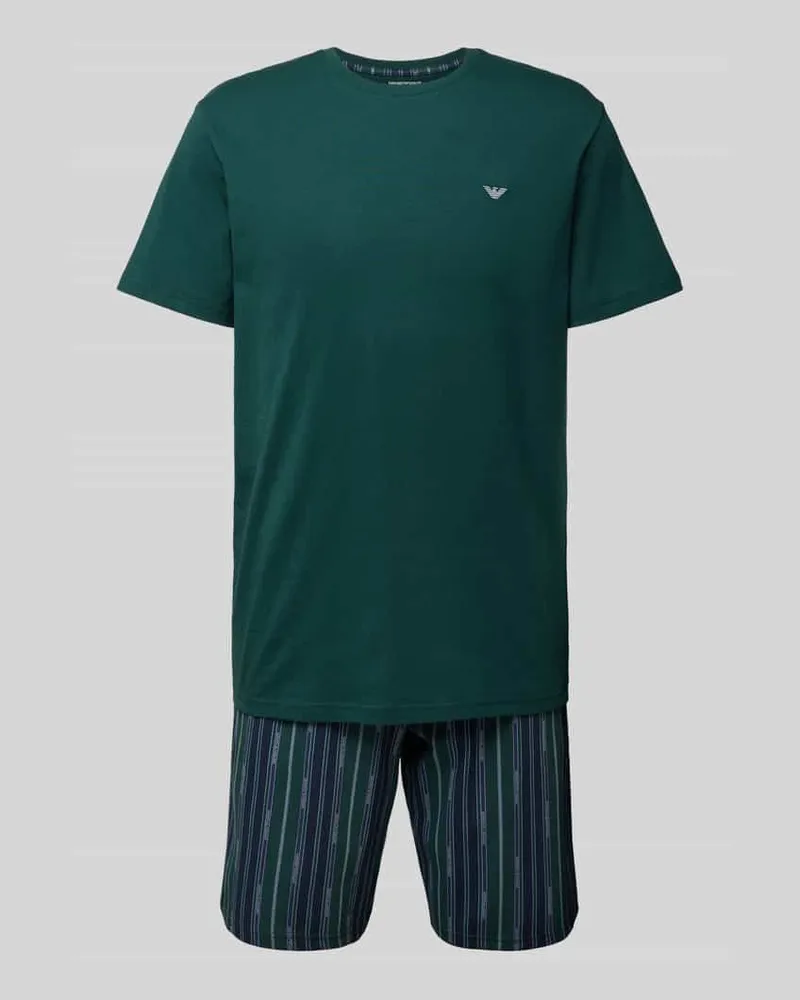Emporio Armani Pyjama mit Logo-Stitching Bottle