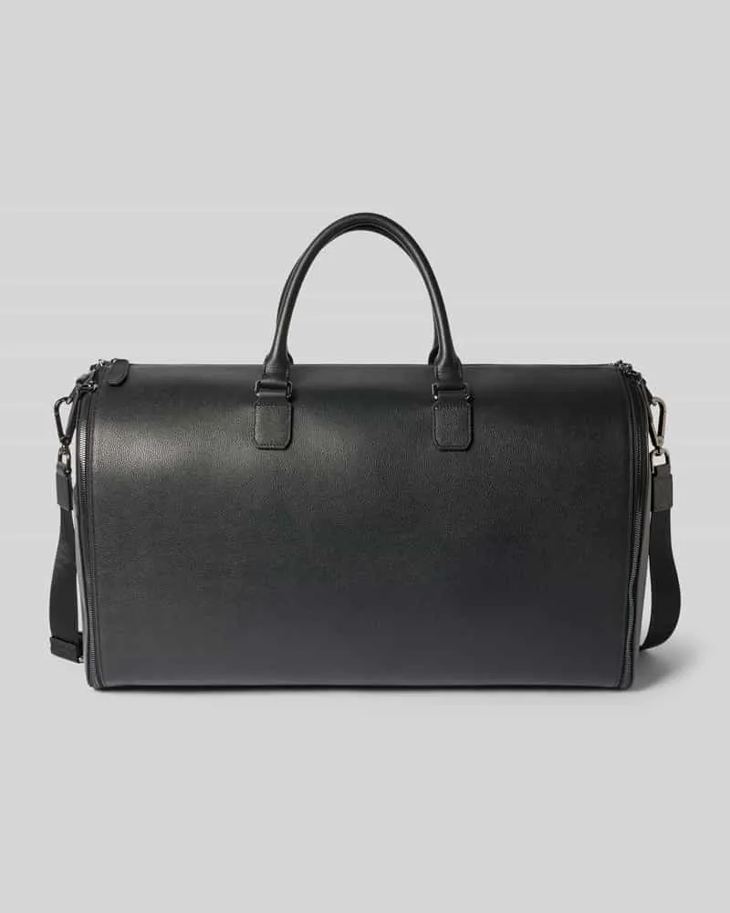 Emporio Armani Weekender mit Label-Badge Black