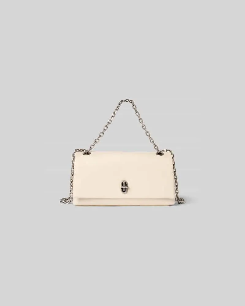 Marc Jacobs Clutch aus echtem Rindsleder Beige