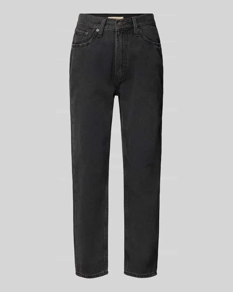 Levi's Mom Fit Jeans im 5-Pocket-Design Black