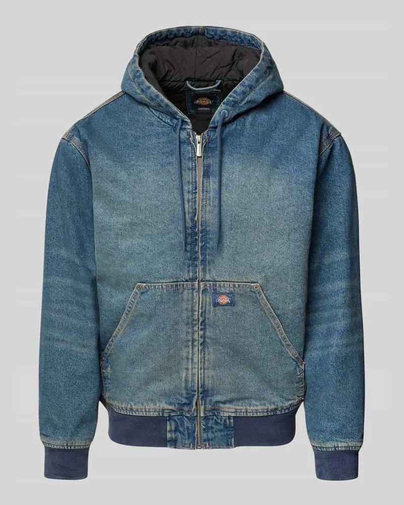 Dickies Jacke mit Kapuze Modell 'HILHAM Jeansblau