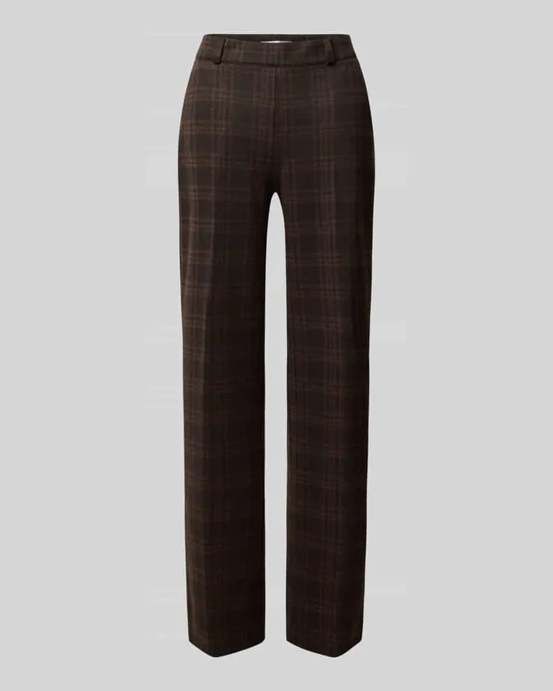 Brax Super Slim Fit Weite Hose mit Baumwoll-Viskose-Anteil Modell 'LILLYTH Dunkelbraun