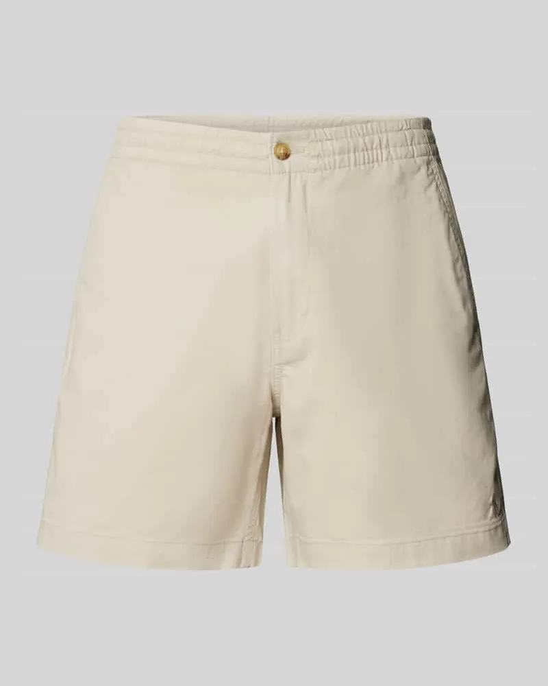 Ralph Lauren Regular Fit Shorts mit Logo-Stitching Modell 'PREPSTER Beige