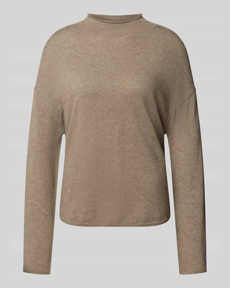 Marc O'Polo Turtleneck mit Label-Detail Flanell