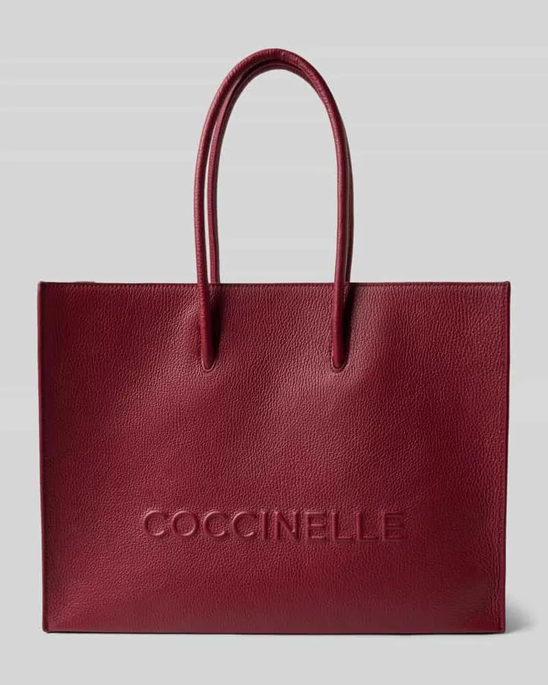 Coccinelle Hand Bag mit Logo-Prägung Modell 'Myrtha Bordeaux