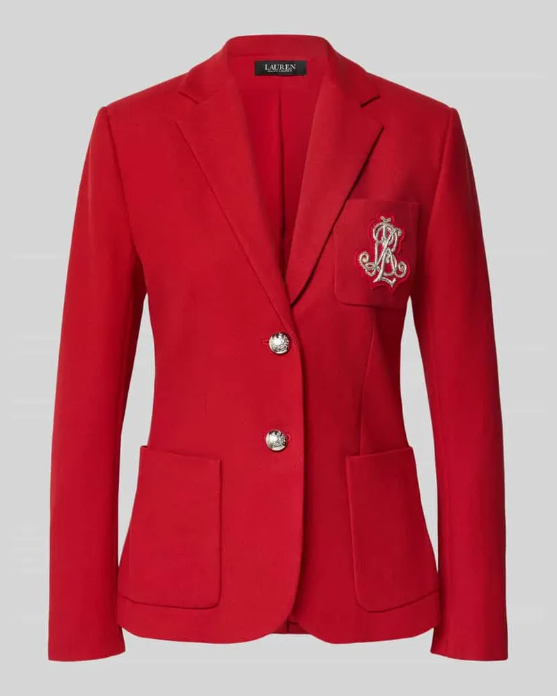 Ralph Lauren Blazer mit Reverskragen Modell 'ANFISA Rot