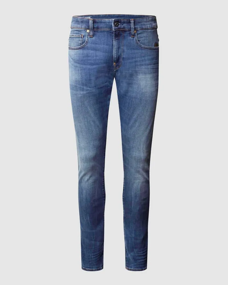 G-STAR RAW Skinny Fit Jeans mit Stretch-Anteil Jeansblau