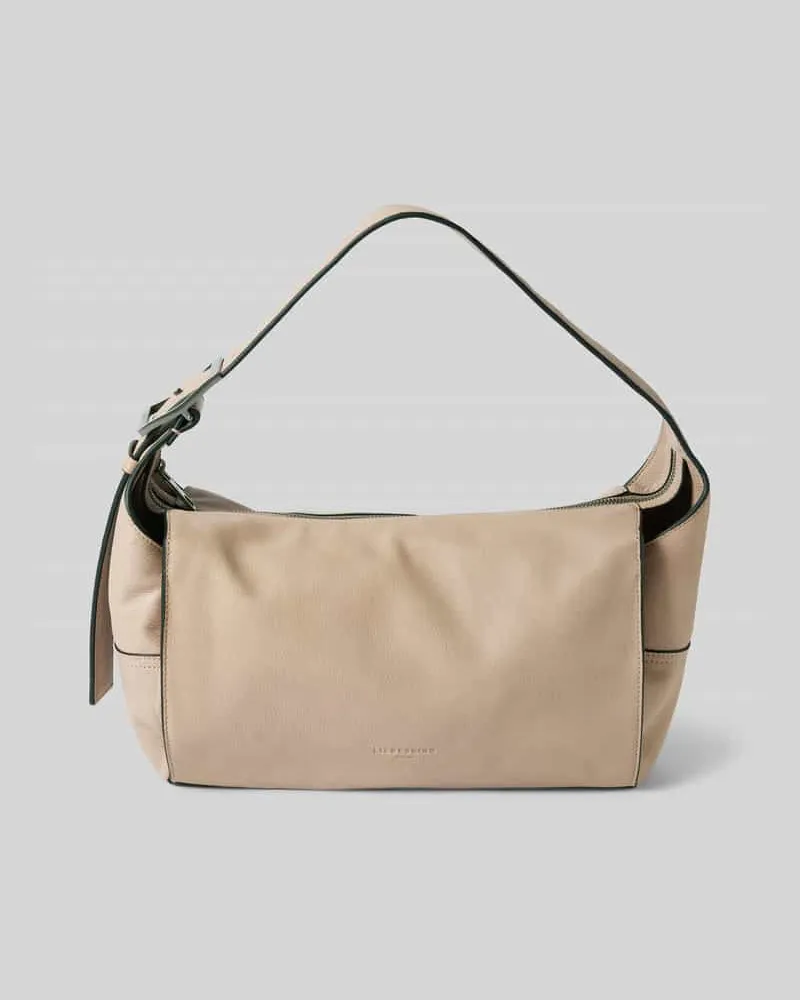 Liebeskind Hobo Bag mit Label-Detail Modell 'LOU Sand