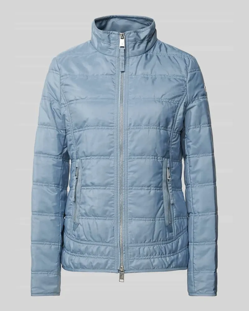 Fuchs Schmitt Steppjacke mit Reißverschlusstaschen Hellblau