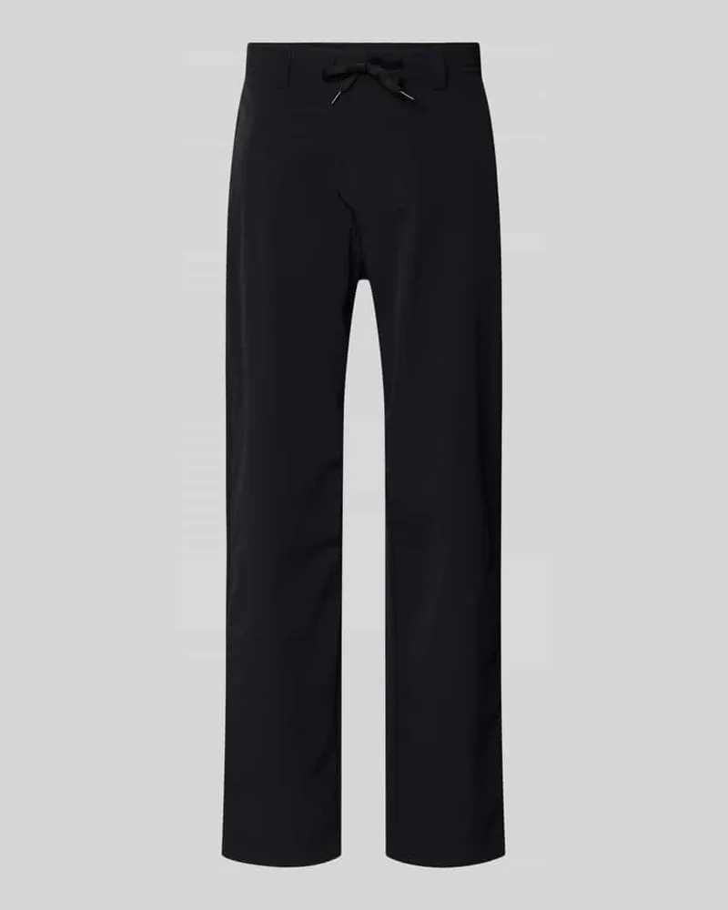 HUGO BOSS Straight Leg Chino mit Kordelzug Modell 'CHINO Black