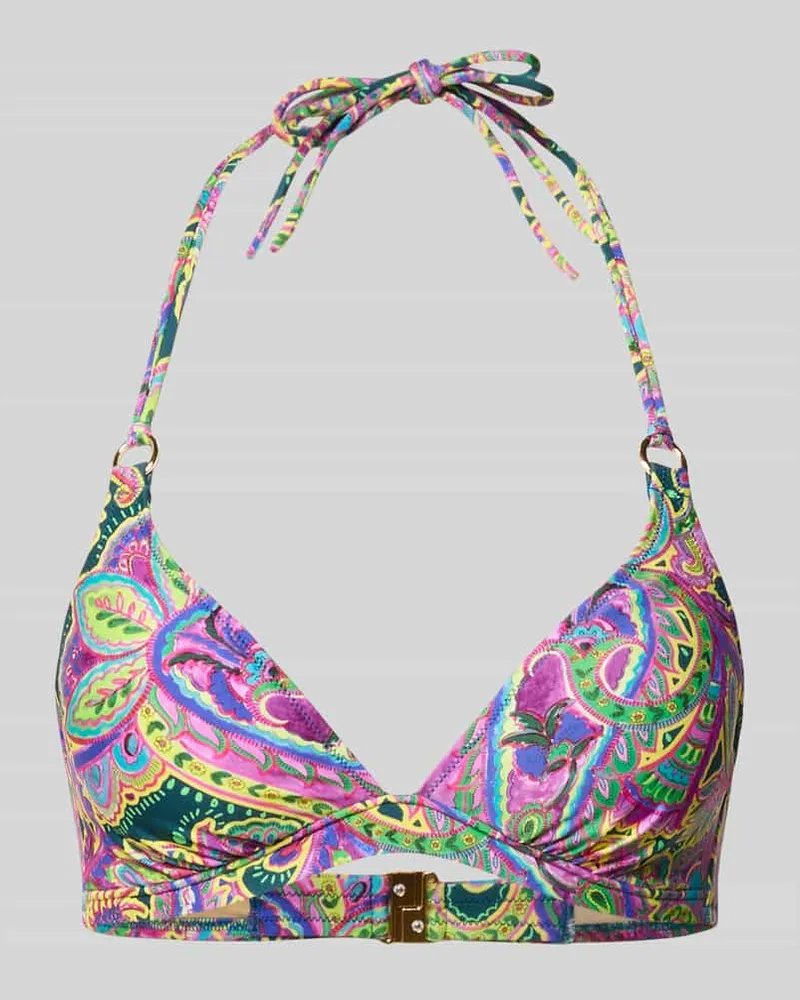 Marie Jo Bikini-Oberteil mit Allover-Paisley-Print Modell 'Lise Lila