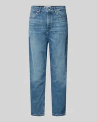 Marc O'Polo Relaxed Fit High-Waist-Jeans mit  Destroy-Details Modell 'SOFO Jeansblau