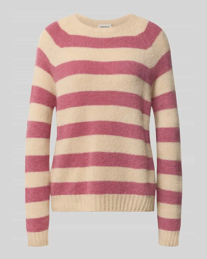 Max Mara Regular Fit Pullover aus Alpaka-Mix Modell 'GHIACCI Rosa