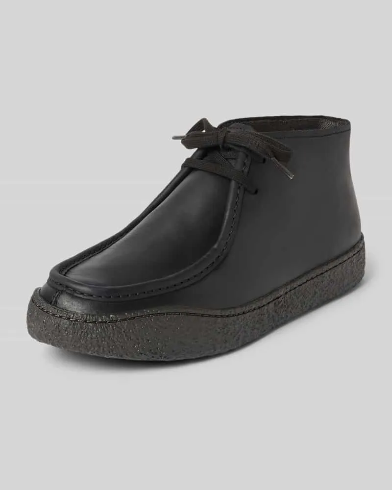 Camper Schnürschuhe aus echtem Leder Modell 'Terreno Black