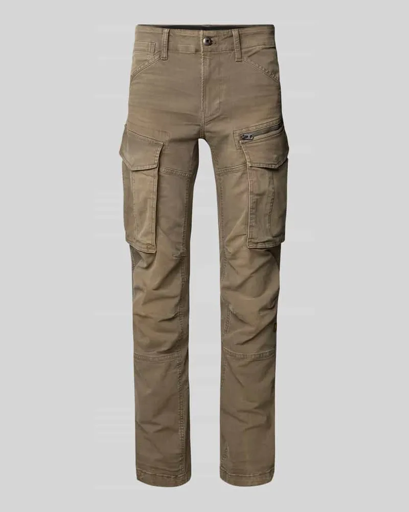 G-STAR RAW Regular Fit Hose mit Cargotaschen Modell 'Rovic zip 3d Sand